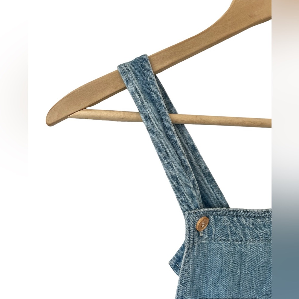 H&M lightweight denim overalls dungarees girls size 10-11 NWT